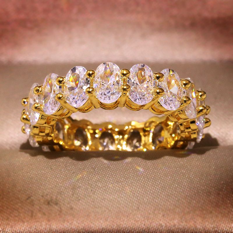 Iced Out Wedding Band