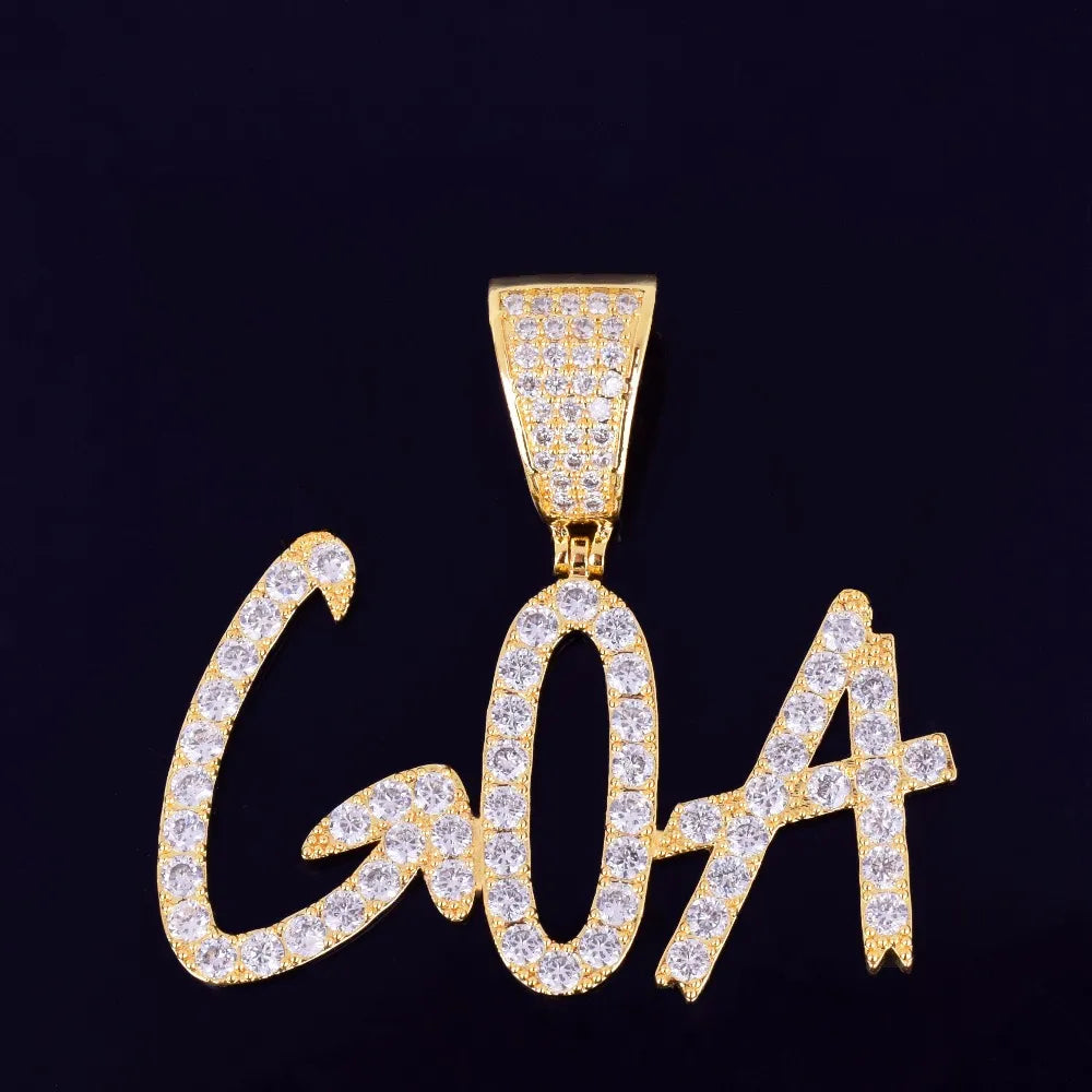 Custom Name Pendant (Cursive)