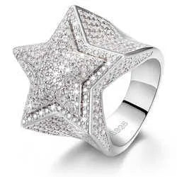 VVS Moissanite Diamond Star Ring