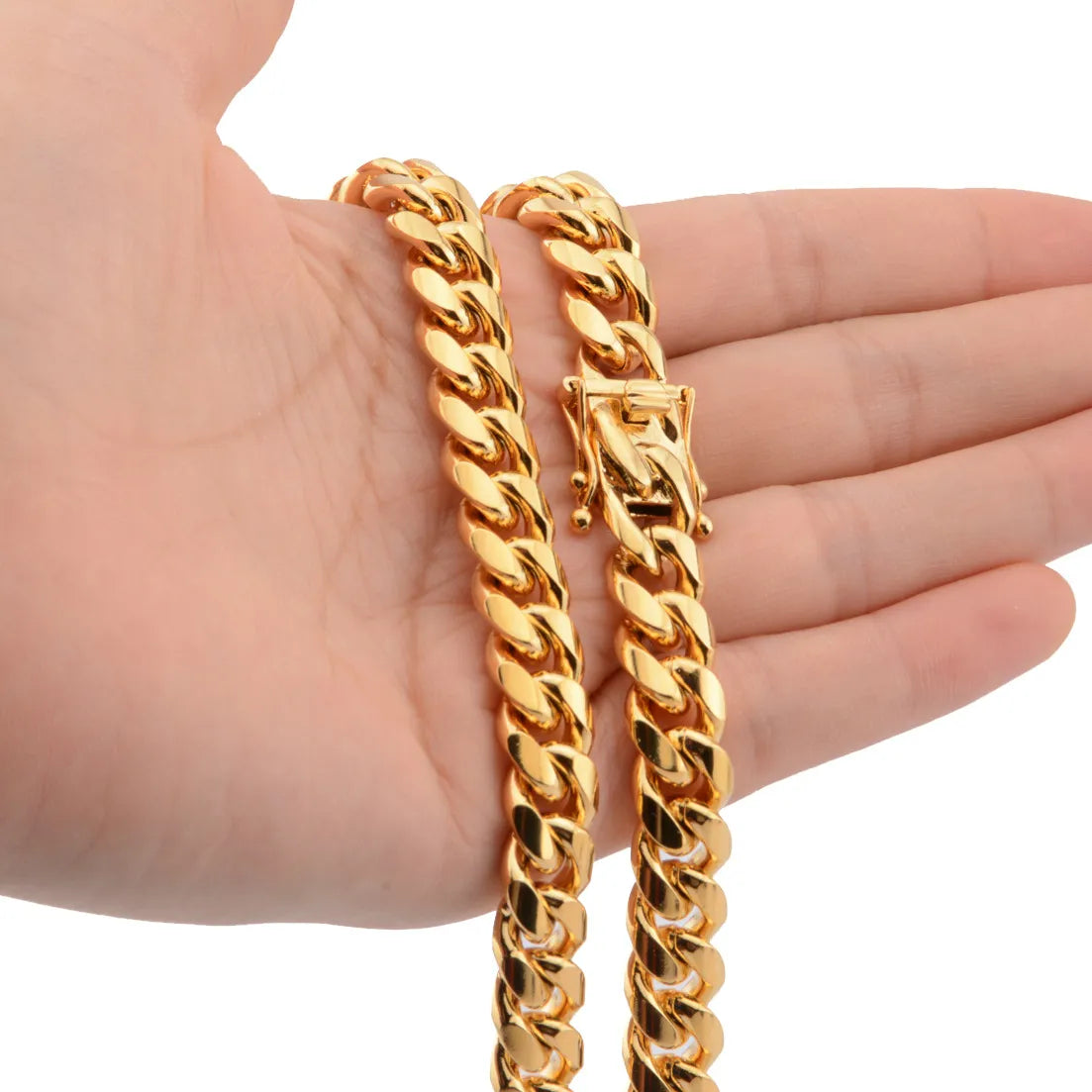 18k Gold Plated Miami Cuban Link (8–18mm)