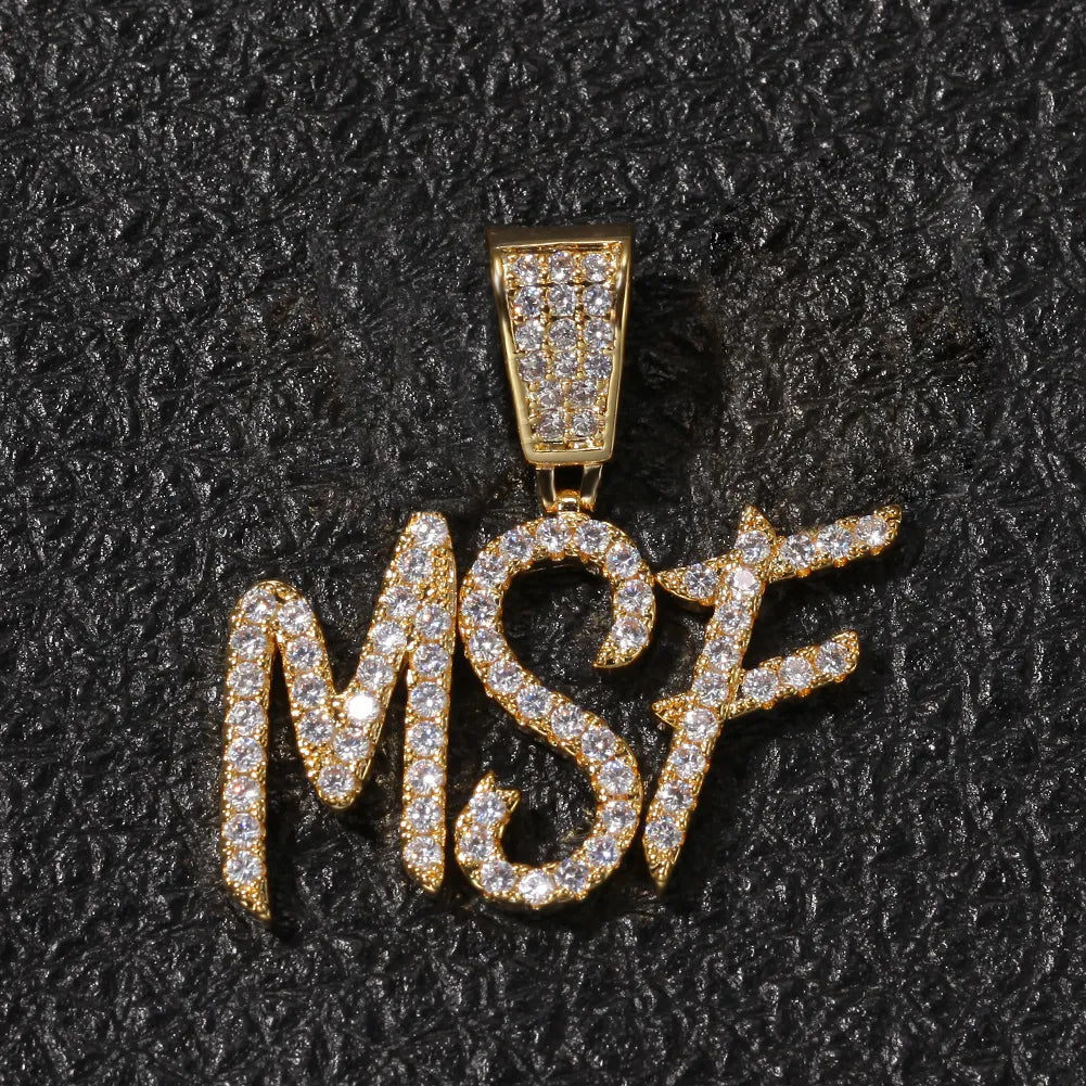 Custom Name Pendant (Cursive)