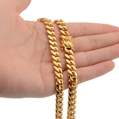 18k Gold Plated Miami Cuban Link (8–18mm)