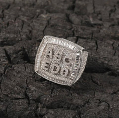 Iced Out Custom Letter Ring