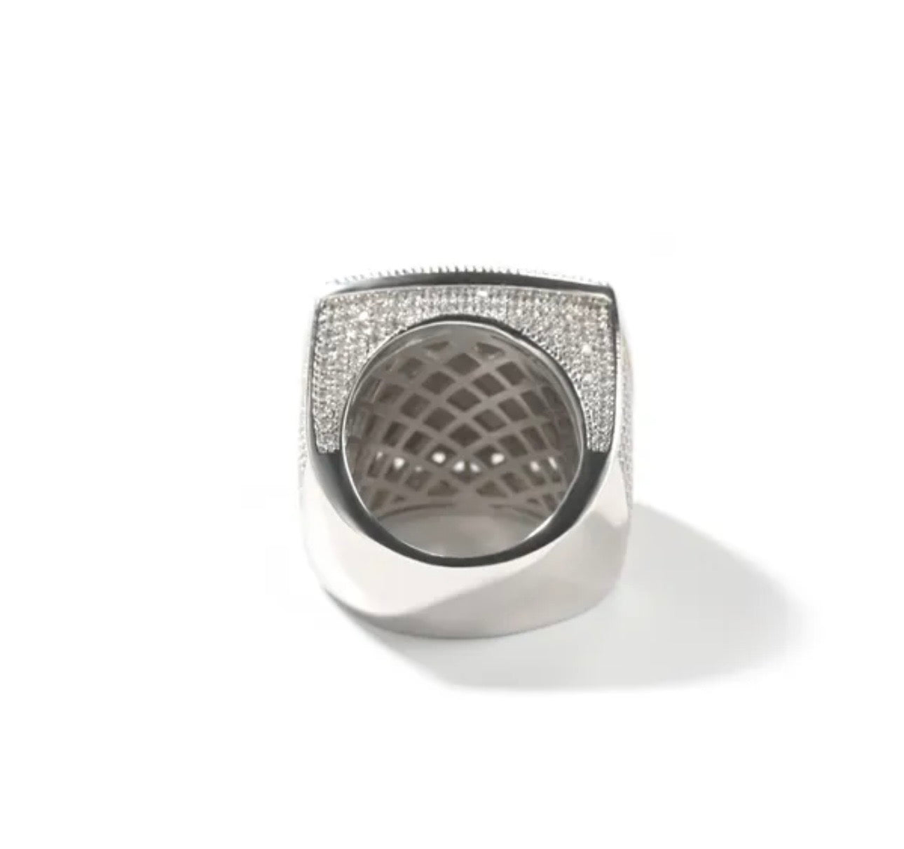 Iced Out Custom Letter Ring