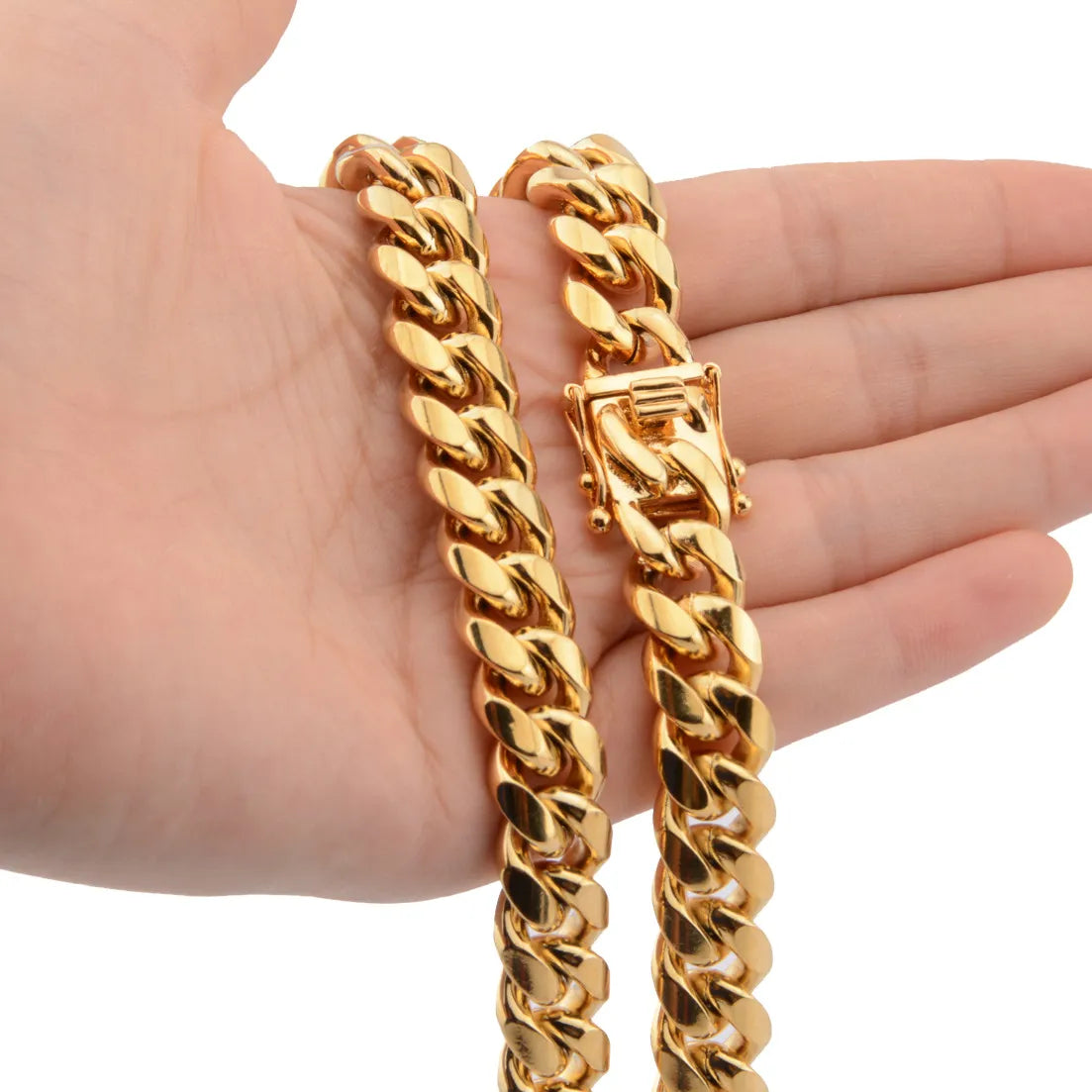 18k Gold Plated Miami Cuban Link (8–18mm)
