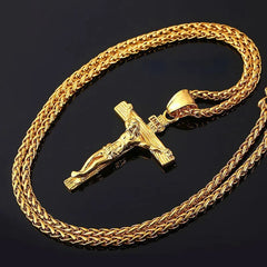 Jesus Cross Pendant & Necklace