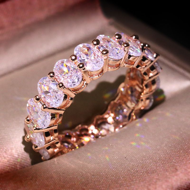 Iced Out Wedding Band
