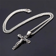 Jesus Cross Pendant & Necklace