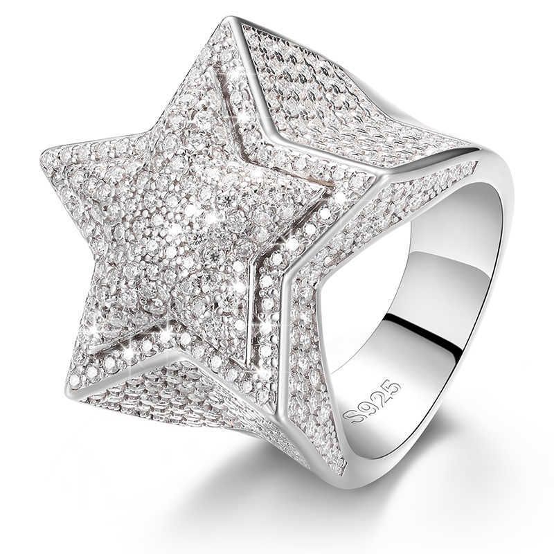 VVS Moissanite Diamond Star Ring