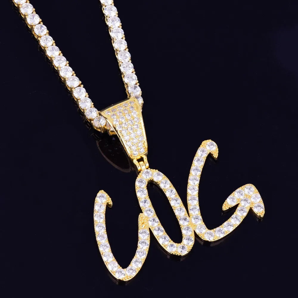 Custom Name Pendant (Cursive)