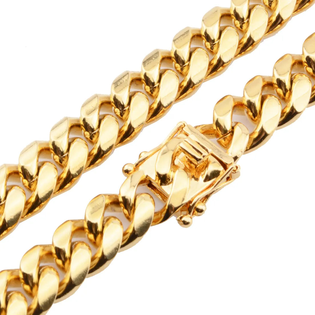 18k Gold Plated Miami Cuban Link (8–18mm)