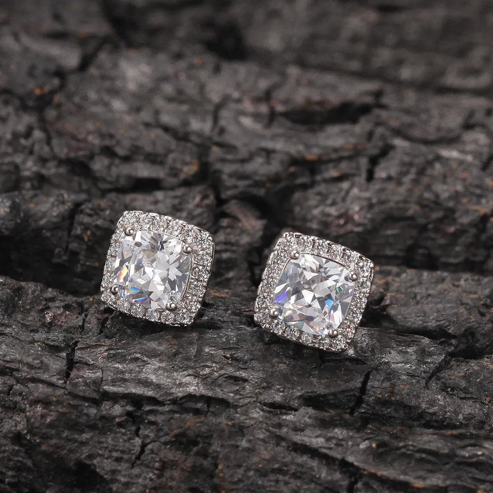 Square Stud Earrings