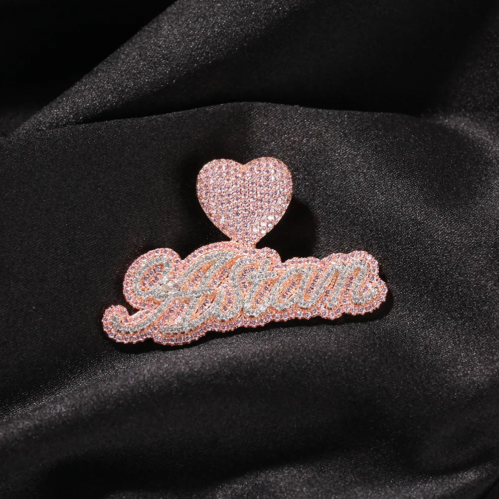 Custom Iced Out Name Pendant & Necklace