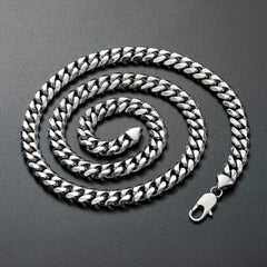Silver Cuban Link Chain 6/8/10/12mm