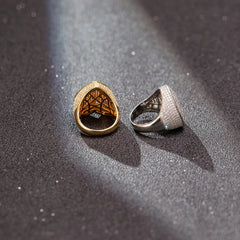 Iced Out Heart Ring