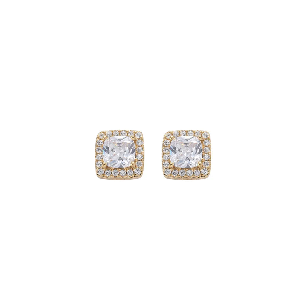 Square Stud Earrings