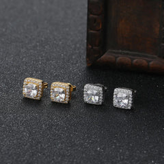 Square Stud Earrings
