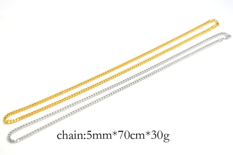 Round Anchor Pendant – 24K Gold Plated 