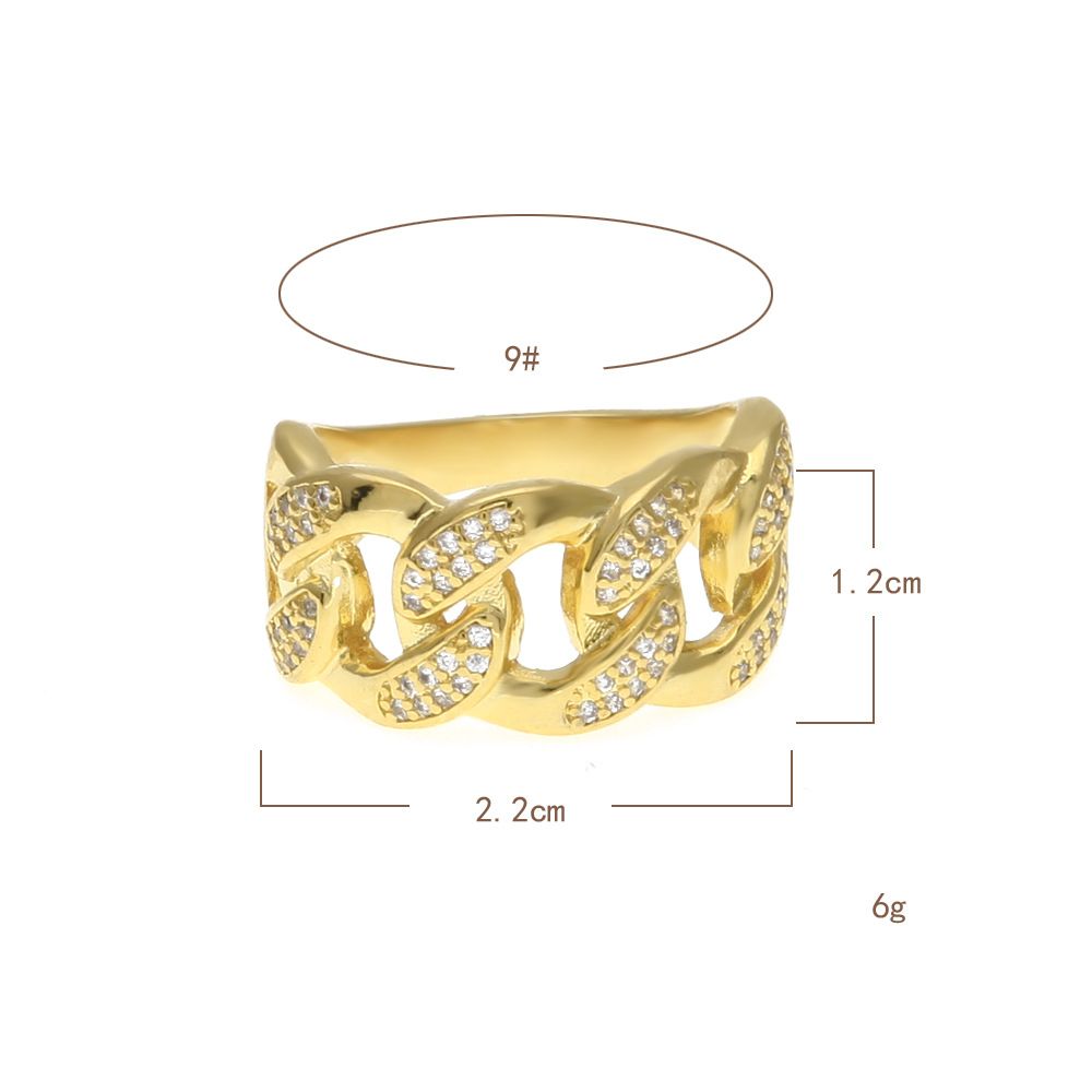 Cuban Circle Ring