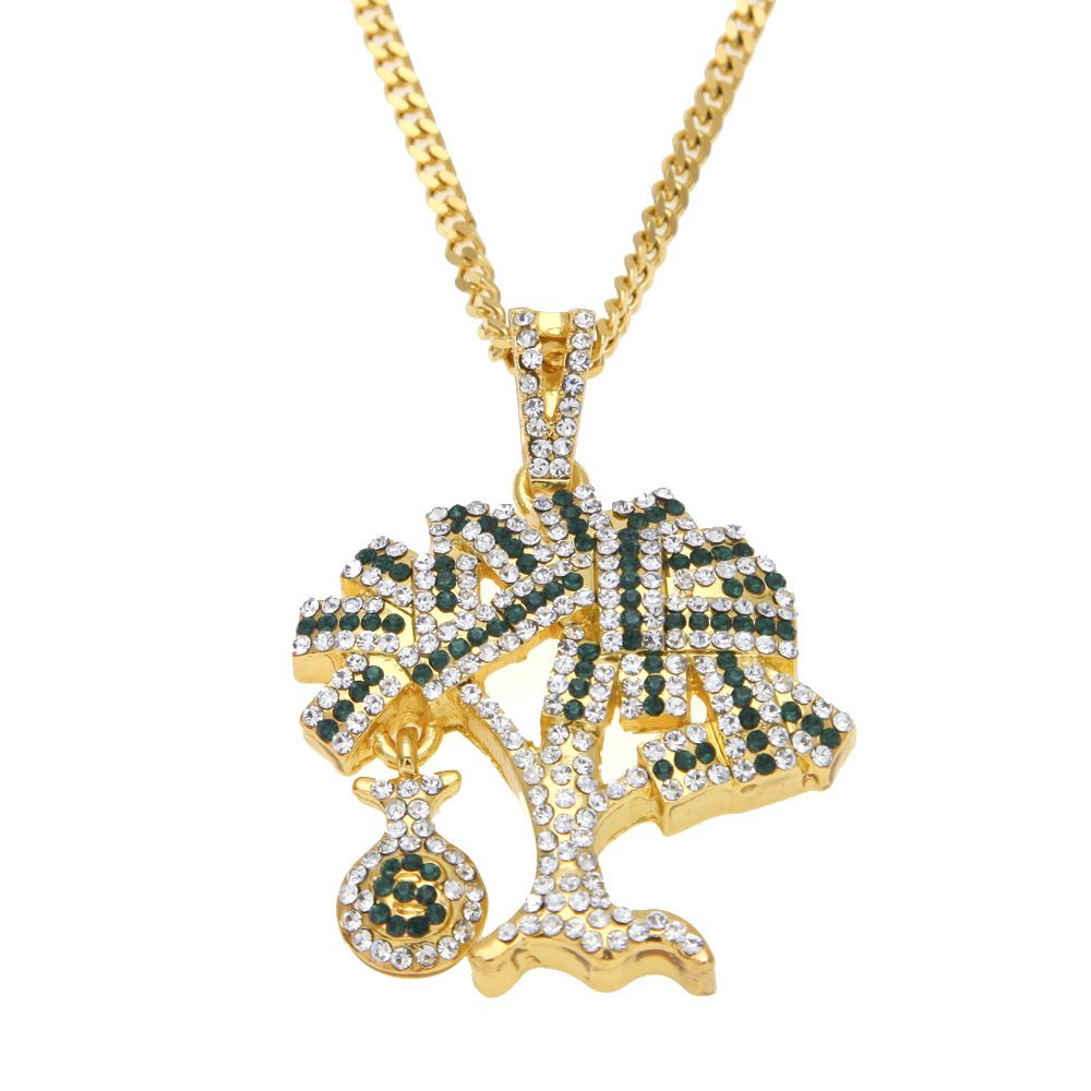 Money Tree Pendant & Necklace – Gold or Silver