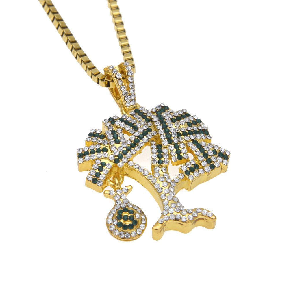 Money Tree Pendant & Necklace – Gold or Silver