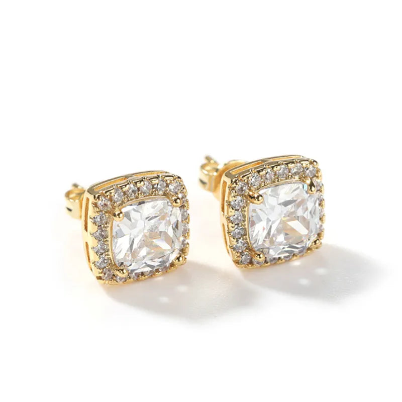 Square Stud Earrings