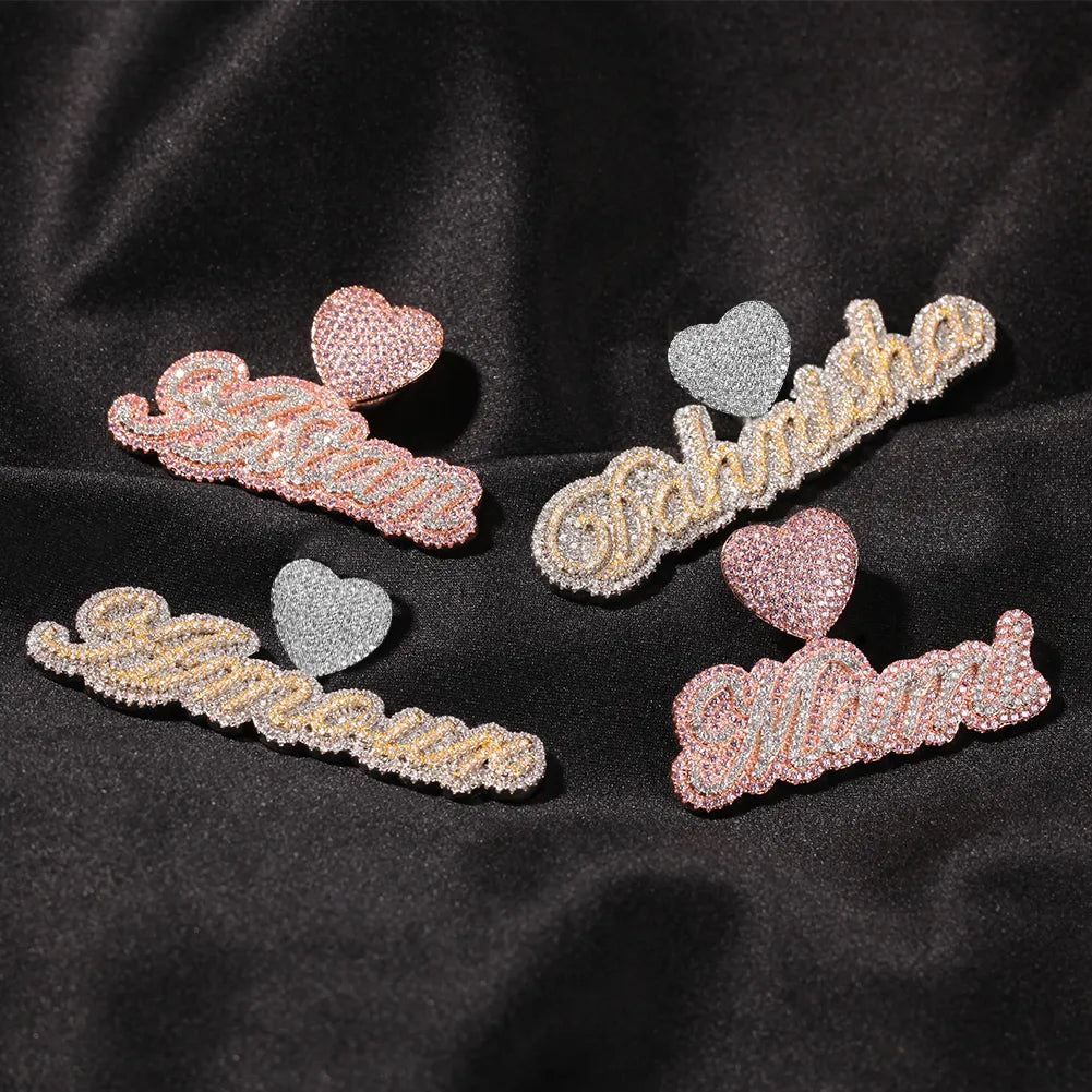 Custom Iced Out Name Pendant & Necklace
