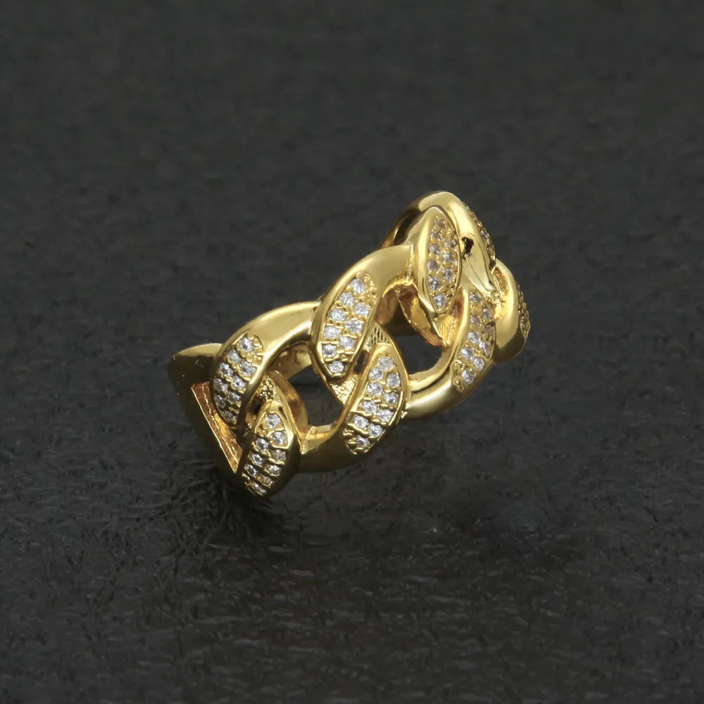 Cuban Circle Ring
