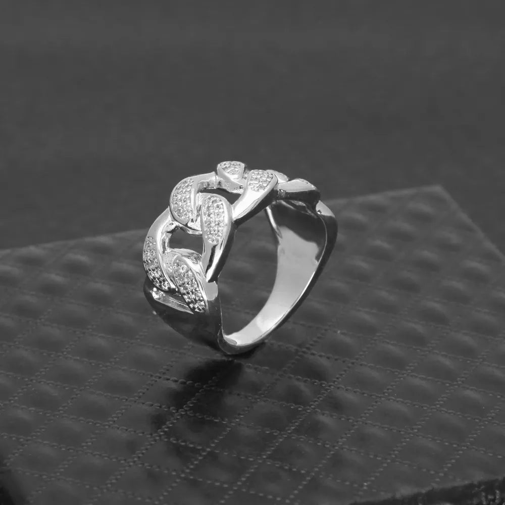 Cuban Circle Ring