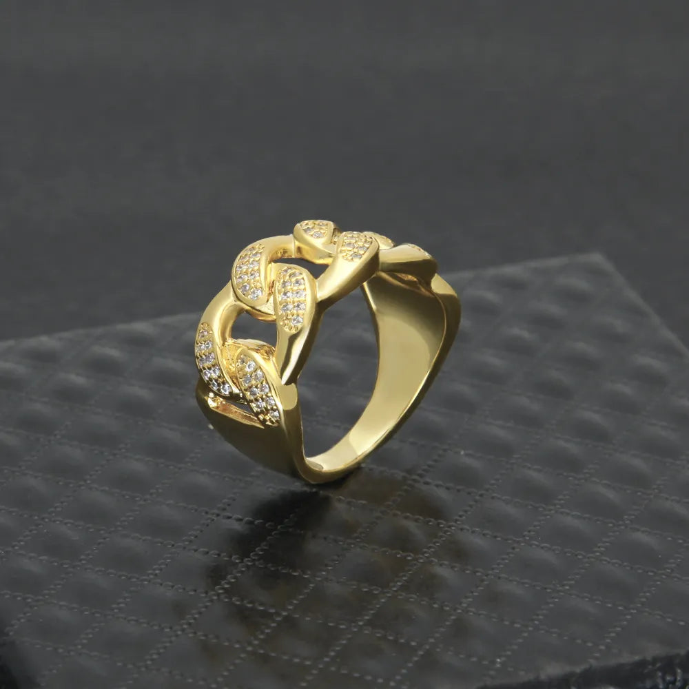 Cuban Circle Ring
