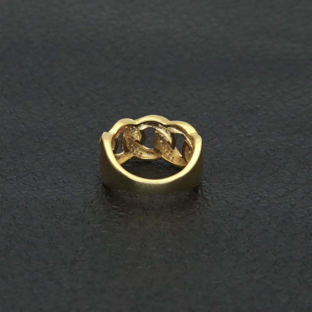 Cuban Circle Ring