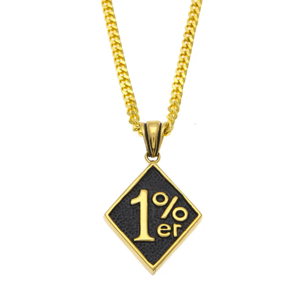 1 Percenter Pendant & Necklace
