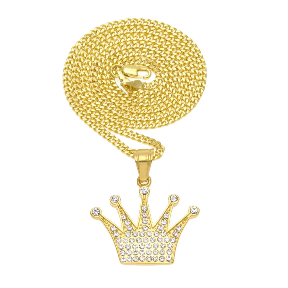 Imperial Crown Pendant & Necklace
