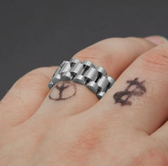 3 Row Watch Band RIng