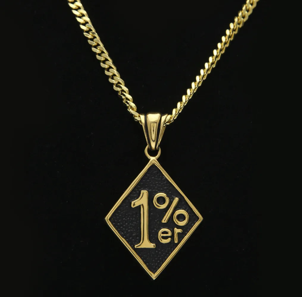 1 Percenter Pendant & Necklace