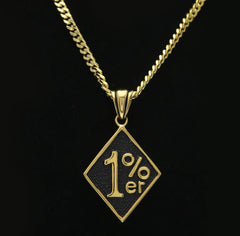 1 Percenter Pendant & Necklace
