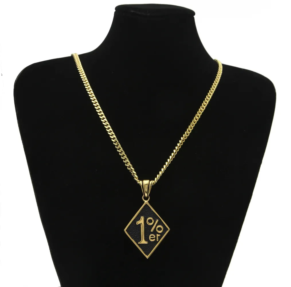 1 Percenter Pendant & Necklace