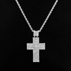 Iced Out Cross & Necklace