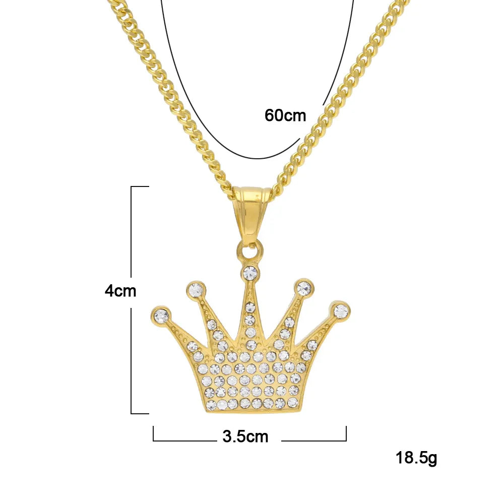Imperial Crown Pendant & Necklace