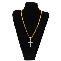 Iced Out Cross & Necklace