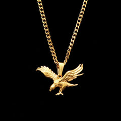 Eagle Pendant and Necklace
