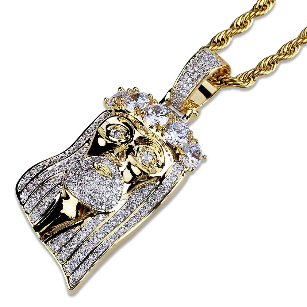 Iced Out Jesus Piece & Necklace