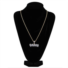 Iced Out Savage Pendant & Necklace