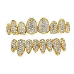Permanent Style Iced Out Grillz (One Size Fits All)