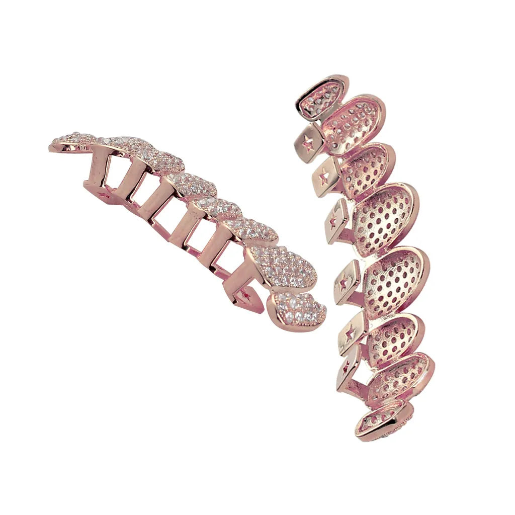 Permanent Style Iced Out Grillz (One Size Fits All)