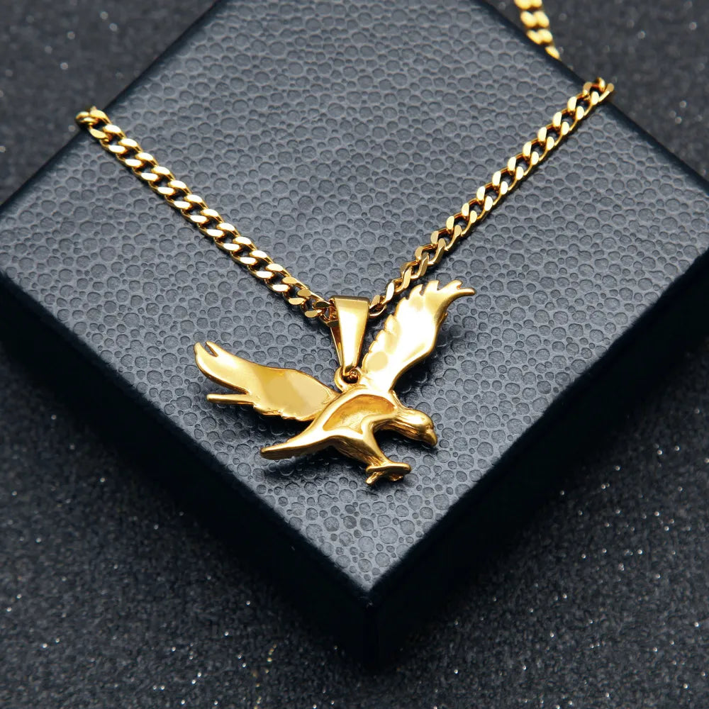 Eagle Pendant and Necklace