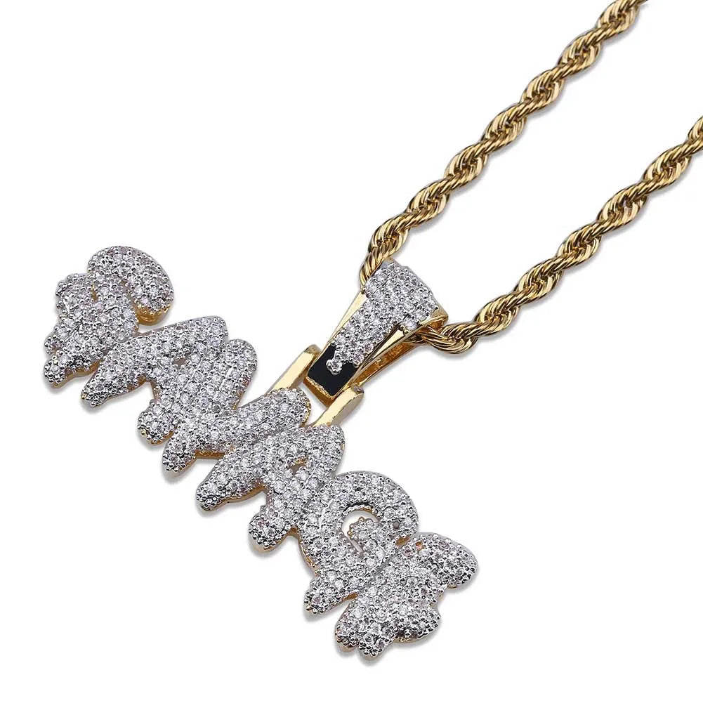 Iced Out Savage Pendant & Necklace