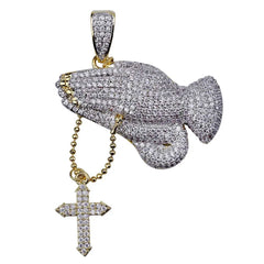Iced Out Praying Hands