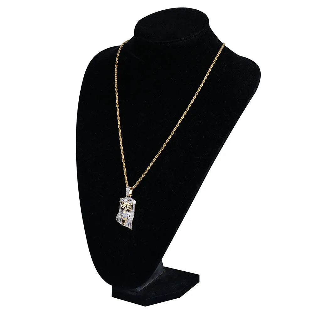 Iced Out Jesus Piece & Necklace
