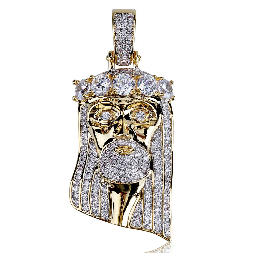 Iced Out Jesus Piece & Necklace